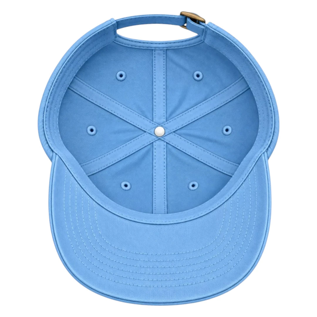 Brisez Classic Sky Blue Baseball Cap with Curved Brim