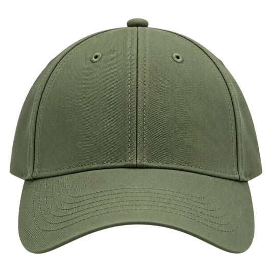 Brisez Classic Olive Green Baseball Cap with Curved Brim