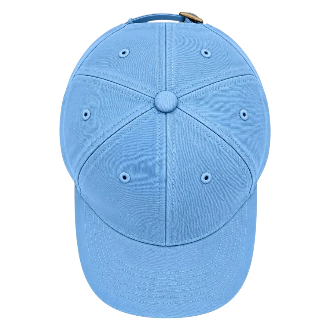 Brisez Classic Sky Blue Baseball Cap with Curved Brim